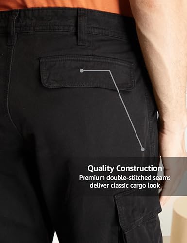 Image of Symbol Premium Men's Regular Fit Washed Cargo Pants (Pure Cotton | Relaxed Fit)