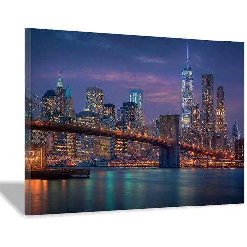 Tableau moderne pont violet pour illuminer une chambre