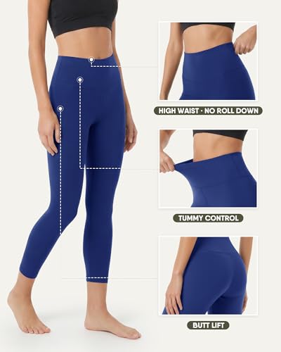 Image of ZOOSIXX High Waisted Leggings for Women Tummy Control Soft Workout Lounge Gym Pants