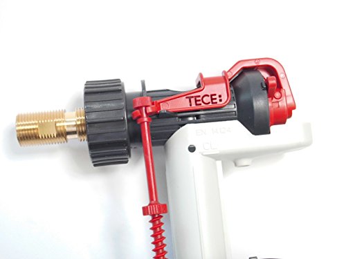 TECE 9820353 Füllventil für Spülkästen (Füllhöhe einstellbar; kompakt; geräuscharm), schwarz
