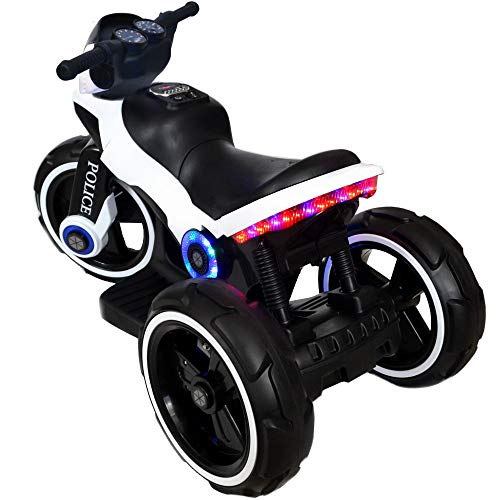 Baby-pur Elektrisches Kinderfahrzeug Kinder Motorrad Trike Elektrofahrzeug mit Licht und Sound - 5