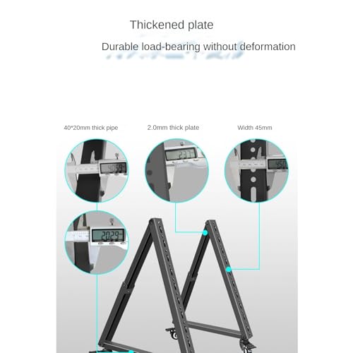 Soporte móvil para TV con ruedas para TVs 32-60 pulgadas miniatura 3
