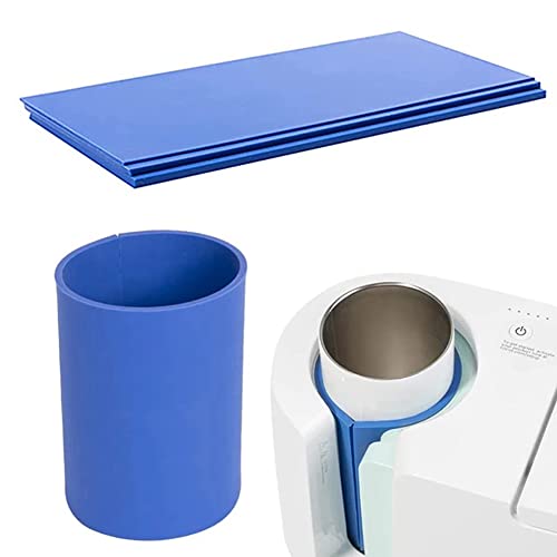 Lot de 3 emballages de tasses en silicone sublimation pour tasses à sublimation, compatible avec Cricut Mug Press, Presse-à chaud pour tasses imprimées Cover