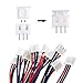 immagine 2YIXISI 460pcs JST Connettore, JST Connettore Kit, 2,54mm JST-XH, 2/3/4/5/6 Pin Maschio Femmina Connettore, per cavo adattatore presa set per RC aerei, Crimp Dip Kit