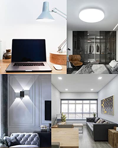 humpun GU10 LED Bulbs, Cool White 6000K GU10 Bulb 7W 350LM, 50W Halogen Equivalent, Non-dimmable Spot Light Bulb, 120° Beam Angle, AC 220-245V LED Bulbs, Pack of 10