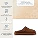 Greta Genuine Shearling Clog, Chestnut, 9
