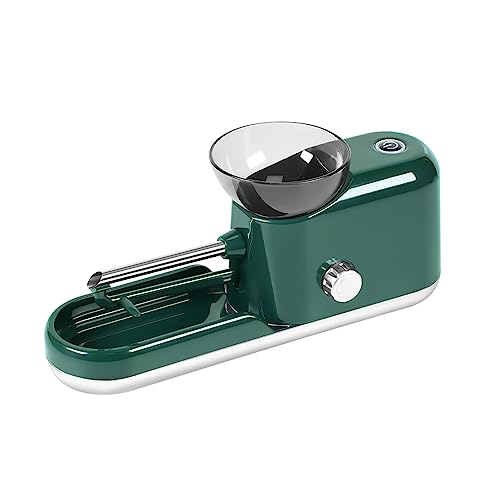 Electric Cigarette Rolling Machine Automatic Roller Maker Portable Household Auto Cigarette Injector Machine for King/Regular Size Filtered Cigarettes 8mm 0.31” Diameter Tube (Green)