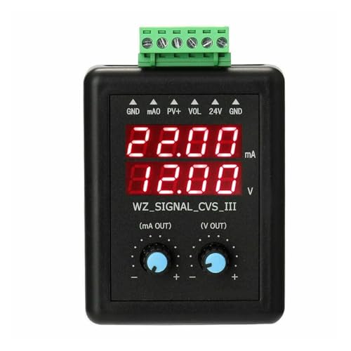0-22mA 24V Generator Current Voltage Adjustable Transmitter, Calibrator Source Constant Current Source Simulator