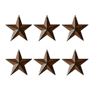Cvhomedecocountryrusticantiquevintagegiftsmetalbarnstarwalldoordecor4inchsetof6rusty Urban Country Home Decor Cvhomedeco country rustic antique vintage gifts metal barn star walldoor decor 4 inch set of 6 rusty urban country home decor