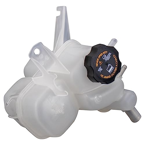 TRQ Radiator Coolant Reservoir Expansion Tank Overflow Bottle Compatible with 2005-2008 Ford Escape Mercury Mariner FO3014108