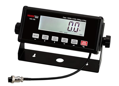Indicador VisionTechShop VIC-100 con pantalla LCD grande y retroiluminada