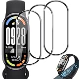 対応 Xiaomi Smart band 10 フィルム 3枚セット PET複合材 用 シャオミ スマートバンド10 保護フィルム 全面保護 スマートウォッチ 用 シャオミ Mi band 10 液晶保護フィルム 高速反応 耐衝撃 傷防止 高透過率 自動吸着 指紋防止 気泡ゼロ タッチ感度 炭素繊維 (対応 Xiaomi Smart band 10)