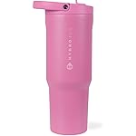 HydroJug Sport - Stainless Steel Tumbler with Straw, Vacuum Insulated, 40oz Leakproof Water Bottle, Ergonomic Design, Reusable, Dishwasher Safe, Rubber Base, Durable for Gym or Outdoors, Taffy