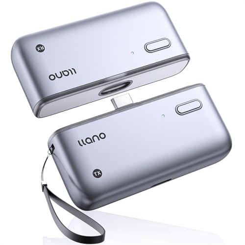 Llano S850 Upgraded Type-C Wireless HDMI Transmitter and Receiver, 50M, Ultra 4K Decode Input 1080P@60Hz Output, Plug&Play 5G+2.4G and Audio for Phone/Tablet/Laptop/PC to Monitor/Projector/TV Box