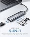 ABLEWE USB C Hub: Thunderbolt 3 to HDMI Adapter with 4K HDMI, 3x USB 3.0 and 100W PD Charging for MacBook Pro/Air, iPad Pro, Chromebook, Pixelbook, XPS, Surface