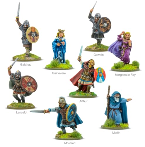 Figurines 28mm Hail Caesar Heroes of Camelot pour remplacer vos pions de jeu usés