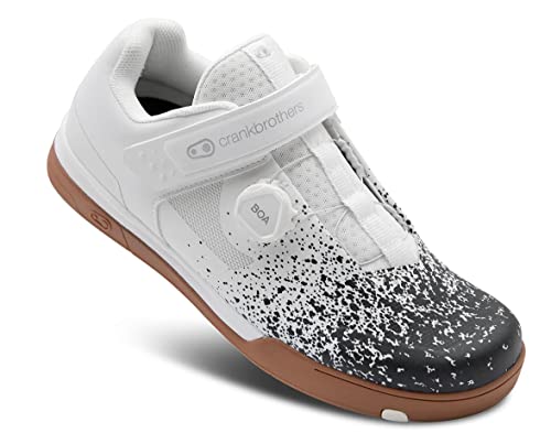 Clip-In Cycling Shoes - Black/White Splatter by Crankbrothers
