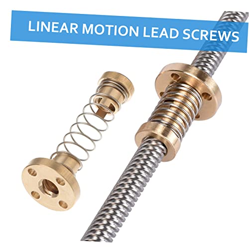 ULTECHNOVO 4 Pcs Porca anti-folga haste roscada 8mm parafuso t8x2 impressora impresora empressora pa