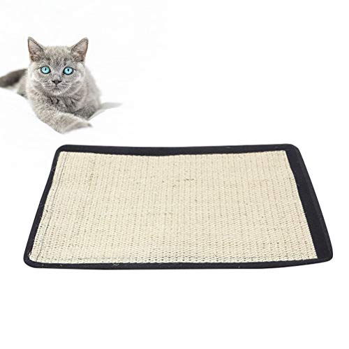 Popetpop Placa de arranhão para gatos, tapete portátil arranhador para gatos, tapete de sisal, prote
