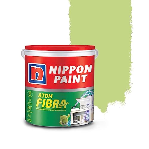 Image of Nippon Paint Atom Fibra 2 In 1 Interior & Exterior Emulsion 1 L Greens (Villa)