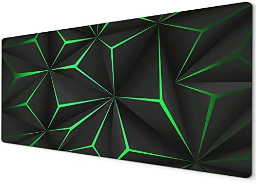 Large Mouse Pad | Mouse Pad Large | XXL Mouse Pad | Mouse Mats | Mousepad Gaming XXL | Gaming Mouse Mat Large | Mouse Mats for Computers | 60 x 30cm Mouse Mat | Geometric Black Grey Red