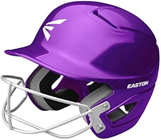 EASTON ALPHA Softball Batting Helmet w/ Softball Mask, Medium/Large, Purple