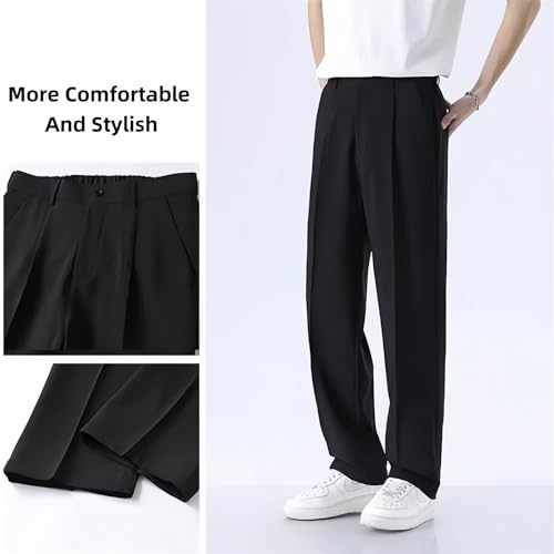 Dualego Super Stretch Ice Silk Comfort Everyday Pants, Ice Silk Pants Men, 2025 New Super Stretch Comfort Everyday Pant3