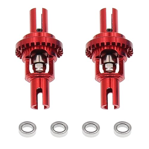 Différentiel à billes métallique rouge pour WLtoys 1/28 K989 K969 pièce de rechange