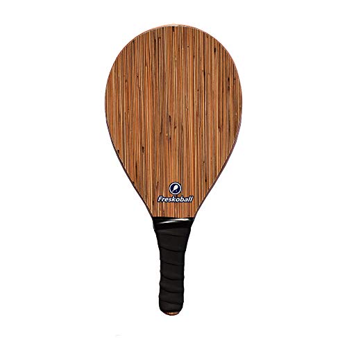 Freskoball Official Solid Wood Racket - frescobol Paddle Racket, frescoball Racket - Paddleball Racket - Paddle Beach Racket