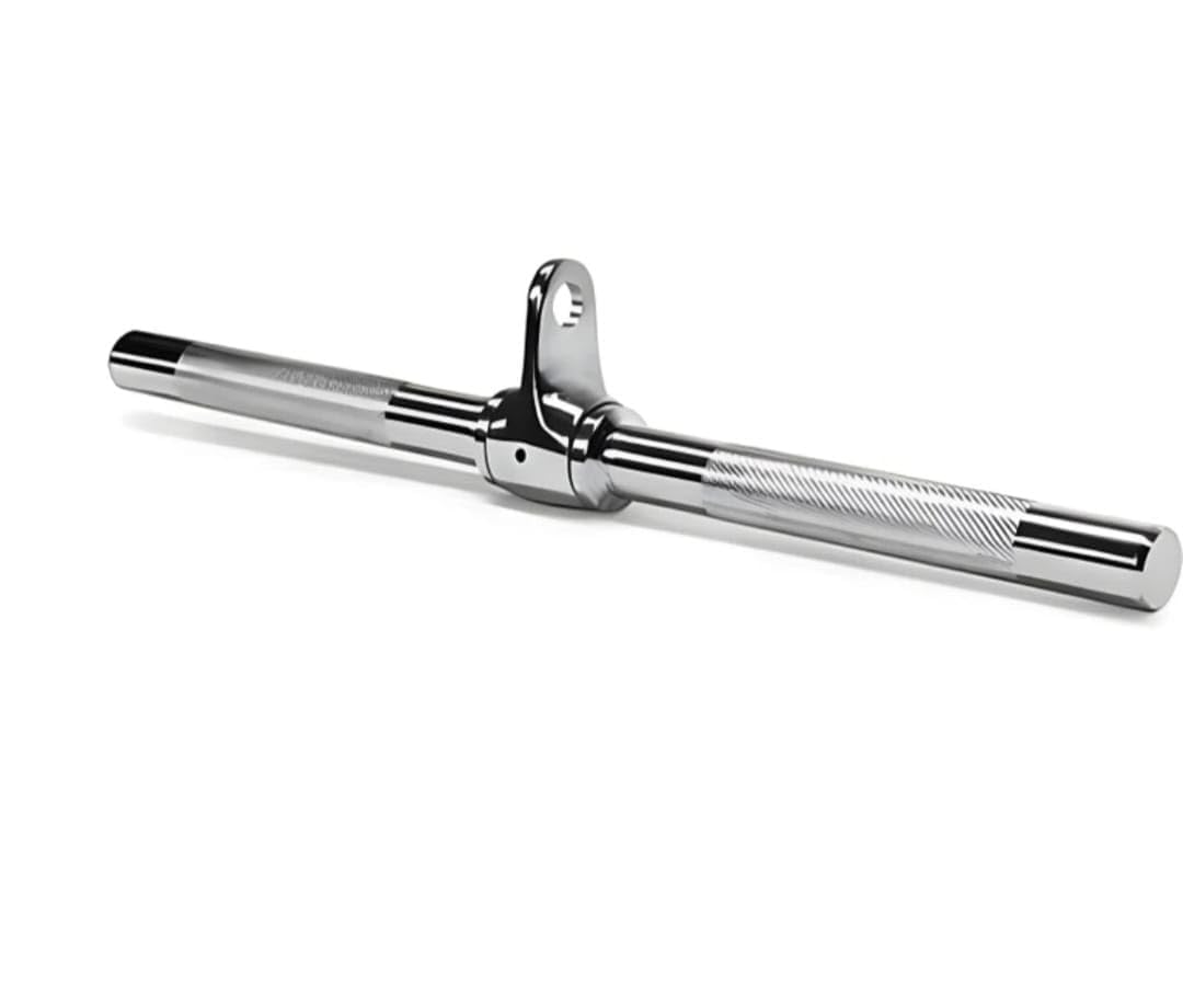 TRADE LINE Heavy Duty Straight Bar Cable Attachment for Gym, LAT Tricep Pull Down Bar with Non-Slip Rubber Handle Grip & Carabiner Included | Home & Commercial Gym Multi-Workout Strength Training Equipment-image-22