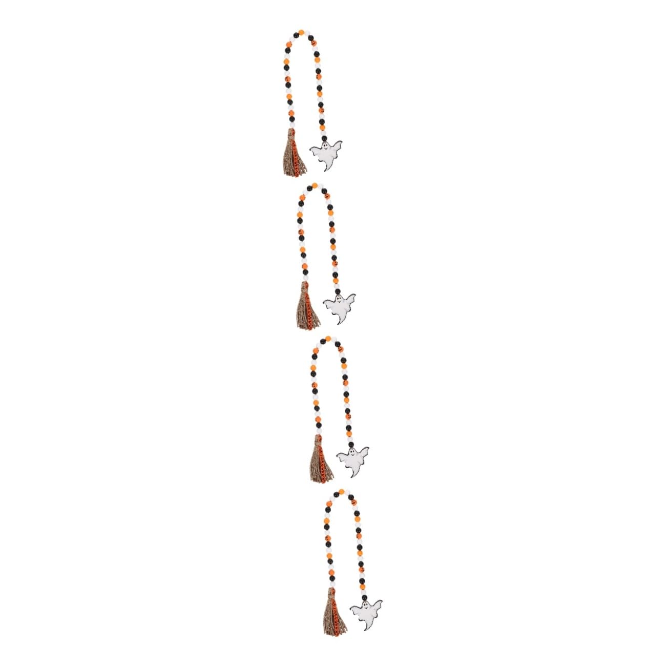 Perle guirlande Halloween bois pour décoration murale de salon