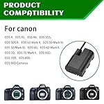 69-Gonine-Decode-Ac-Power-Adapter-Kit-Ack-E6-for-Canon-Eos-70d7d-Eos-60d6d-Eos-5d-Mark-Ii-Iii-Eos-5ds-Eos-5ds-R-Eos-5d-Cameras-Black