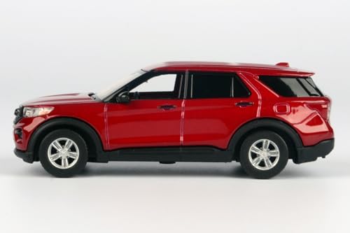 Motormax Ford Explorer Rapid Red 1:43 Diecast 4.5 in miniatura 3