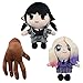 Wednesday Addams Plush Toys, Addams Family Stuffed Plushie Doll,Cute Addams Figure Plush for Fans and Kids Birthday Gift(3PCS)
