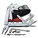 Victorinox Swiss Tool X Plus Ratchet Swiss Army Knife, 35 Function Swiss Made Multi-Tool with Needle-nose pliers, Wire Cutter, Crate Opener and Large Blade - Silver