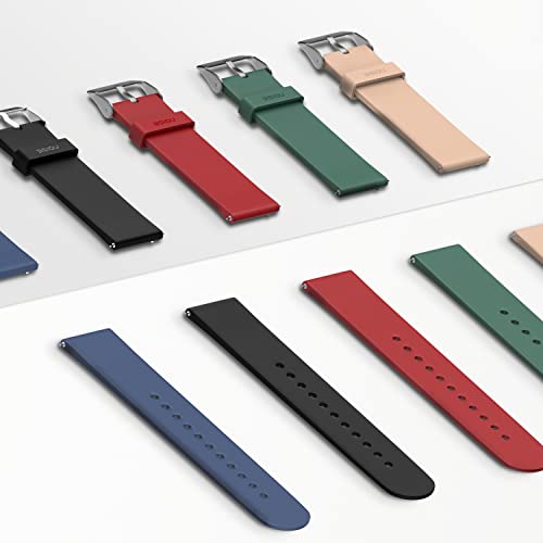 Image of Noise 22mm Silicone Smart Watch Strap Compatible with ColorFit Ultra /Ultra 2, Vision, Caliber, Pro 3, Active /GPS, Buzz, Core, Nav /Nav+, Endure Smartwatch Straps for Men & Women (Rose Red) - by Noise