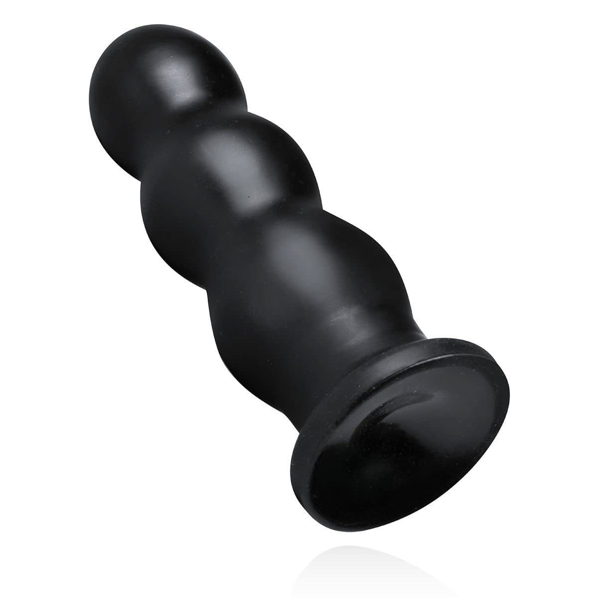 BUTTR Tactical III Buttplug (Ø 7,00 cm) Con un Snsacional Diseño de Triple Ondulación y Base Plana Ancha - Enchufe Anal Enorme XXL para el Usuario Experimentado, Suave, Flexible, Burbuja