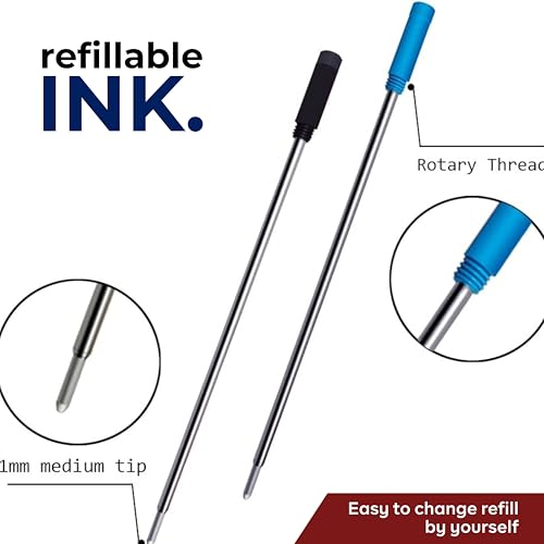 Image of MANAMA RED Personalized Pen With Name Engraved | Stick Ballpoint Pens with Premium Gift Box | Blue Ink & Stylus Tip | Ideal Gift for Valentine Office Employe Corporate Gifts
