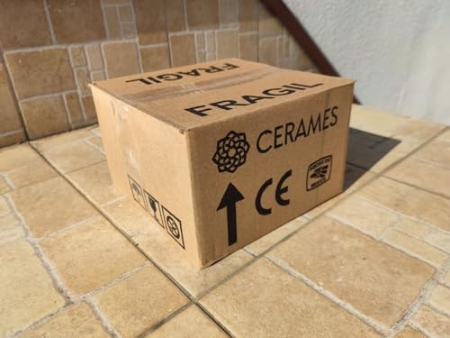 Cerames Mexikanische Keramische Fliesen Conrado - 30 dekorative mexikanische mosaik fliesen für Badezimmer, Küche, Dusche, Treppen, Küchenrückwand | Keramikmosaikfliesen 10,5x10,5 cm