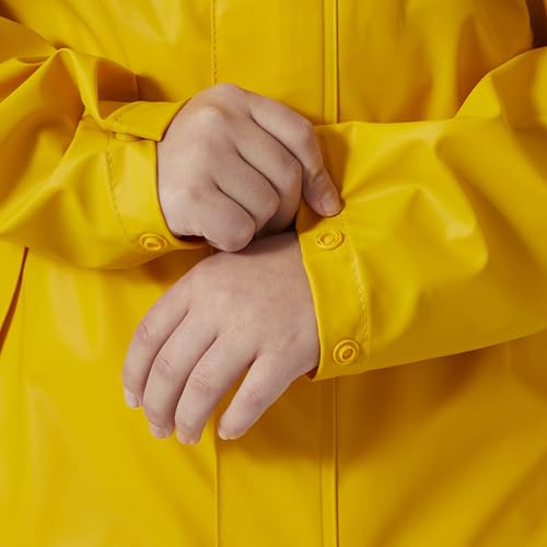 Image of Helly Hansen Junior Moss Jacket - Unisex Coat with HELOX, YKK Zipper, Detachable Hood, Adjustable Cuffs & Hem, Hand Pockets