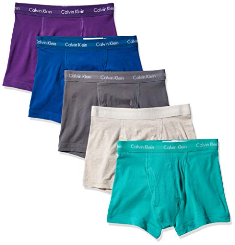 Image of Calvin Klein Men's Polyester Classic Solid Trunk (Pack of 3)