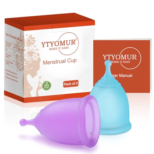 Menstrual Cup Sterilizer, Menstrual Disc Cleaner, 2 in 1 Boiling and Steaming Modes for Women Feminine Hygiene Care, One-Click Knob Timer Auto Off, with 1 Cleaning Brush & 1 Heat Resistant Clip