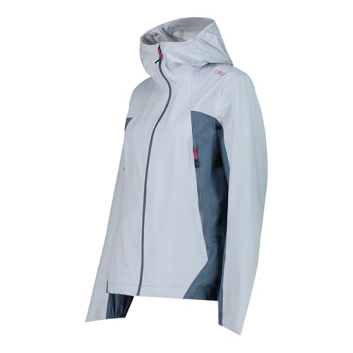 Chaqueta para mujer FIX Hood CMP color sky blue funcional con capucha ajustable 3