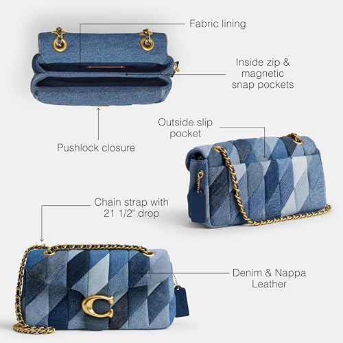 Coach Tabby Shoulder Bag 26 Patchwork, B4/Denim Multi3