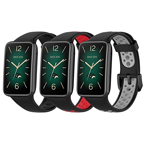 MIJOBS Correas de Repuesto para Xiaomi Band 7 Pro Smartwatch Correa de Reloj de Silicona Cómoda y Transpirable Pulseras Deportivas Compatibles con Xiaomi Band 7 Pro Pulsera