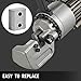 Happybuy Rebar Cutter Replacement Jaw Blades,for 5/8Inch 16mm #5 Electric Rebar Cutter,12 Pcs Blades with 24 Hexagon Screw and 24 Spring Washer,Cr12MoV Steel Material Cutter Blades