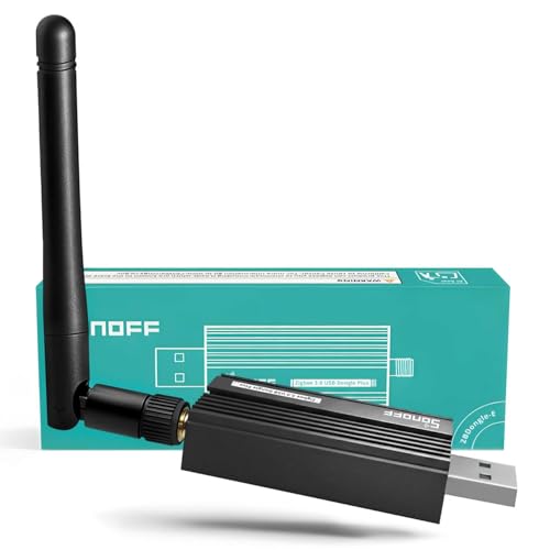 Zigbee 3.0 Dongle USB Plus-E, passerelle universelle pour Home Assistant, Zigbee2MQTT, openHAB, ZHA Coordinator Hub, puce EFR32MG21, ZBDongle-E pour contrôle...