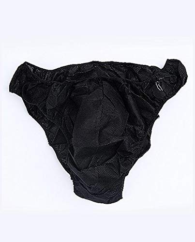 Ladies Brief Non Woven Black 30pcs/pk