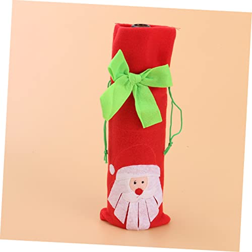 ABOOFAN Capa De Garrafa De Vinho De Natal Capa De Garrafa De Vinho Para Cordão De Natal Envoltório D