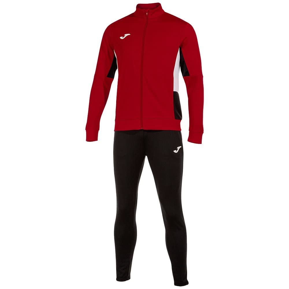 Joma Tracksuit danube ii red black white